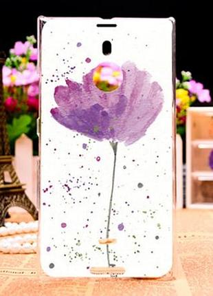 Оригінальний чохол бампер для nokia lumia 1520 з картинкою квіточка