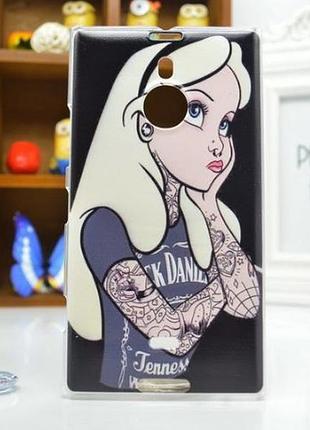Яскравий ексклюзивний чохол для nokia lumia 1520 з принтом попелюшка