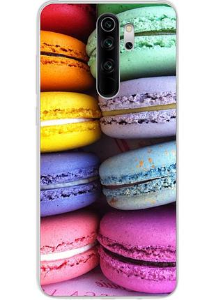 Чехол силиконовый для xiaomi redmi note 8 pro с картинкой пирожное
