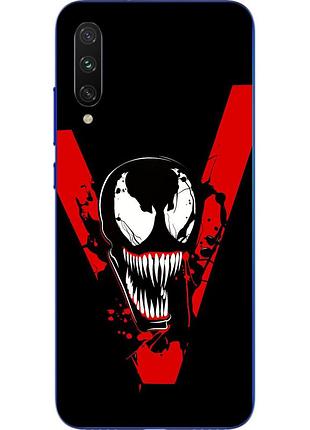 Силиконовый чехол бампер для xiaomi mi a3 с картинкой веном