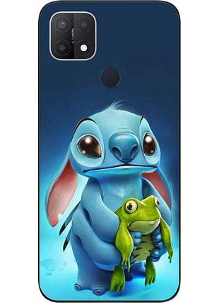 Силіконовий чохол бампер для oppo a15s з картинкою стіч