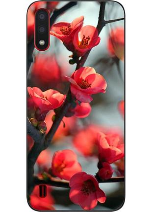 Чохол силіконовий для samsung a01 galaxy a015f з картинкою сакура