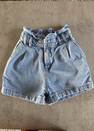Джинсові шорти zara 34/s