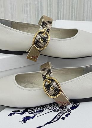 Балетки burberry 4
