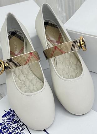 Балетки burberry 5