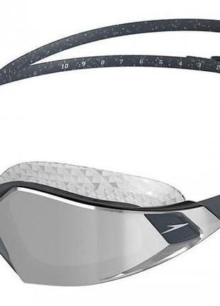 Окуляри для плавання speedo aquapulse pro mirror gog au grey/silver сірий, сріблястий уні osfm