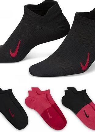 Шкарпетки nike w nk everyday plus ltwt ns 3pr мультиколор жін 34-38 (cv2964-913)