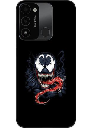 Силиконовый чехол для tecno spark 8c с картинкой веном
