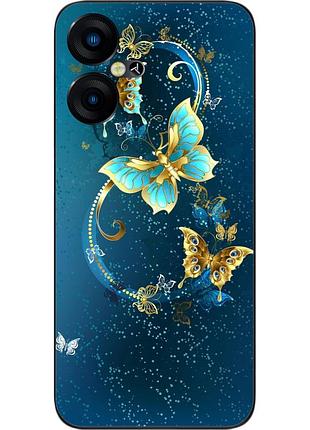 Оригинальный чехол epik для tecno pova neo 3 (lh6n) с картинкой бабочки