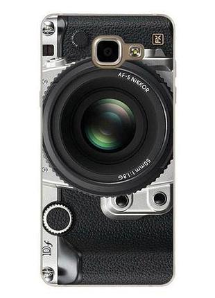 Оригинальный чехол накладка для samsung a5-2016 galaxy a510 с картинкой фотоаппарат