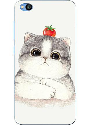 Силиконовый чехол с рисунком для xiaomi redmi go котенок