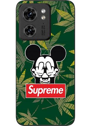 Оригинальный чехол epik для motorola edge 40 с картинкой микки supreme