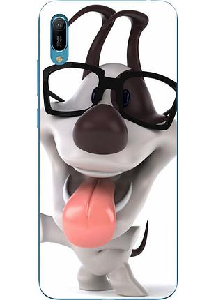 Силіконовий чохол для huawei y6 2019 з картинкою собака