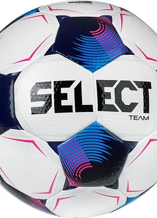 Мяч футбольный select fb team fifa v26 белый, синий 4