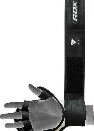 Тренировочные перчатки rdx grappling gloves rex t6 plus черный, желтый, белый xl (ggr-t6y) 7