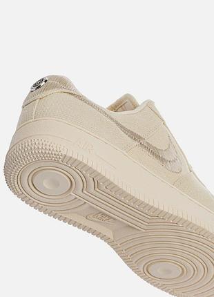 Nike air force 1 low stussy fossil 3