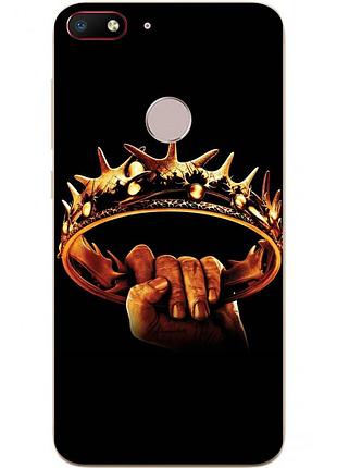 Силиконовый чехол с рисунком для zte nubia v18 корона