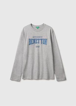 Детский бежевый прямой реглан benetton 501, el
