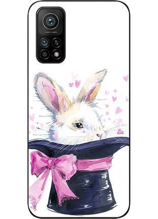 Чохол силіконовий для xiaomi mi 10t pro з картинкою кролик