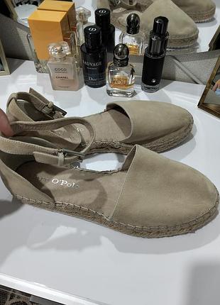 Женские новые замшевые эспадрильи marc o'polo