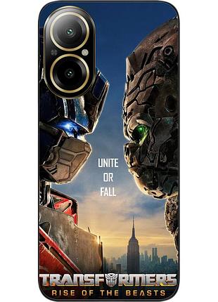 Силиконовый чехол epik для realme c67 4g с картинкой трансформеры звероботы