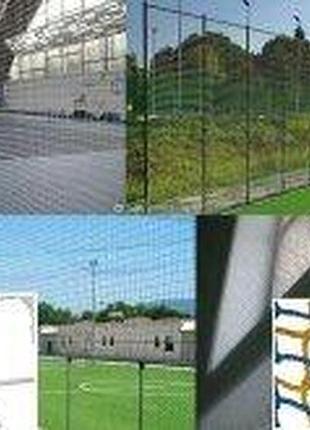 Сетка капроновая защитная из шнура 3,5 мм.(pe), ячейка 100х100 мм.