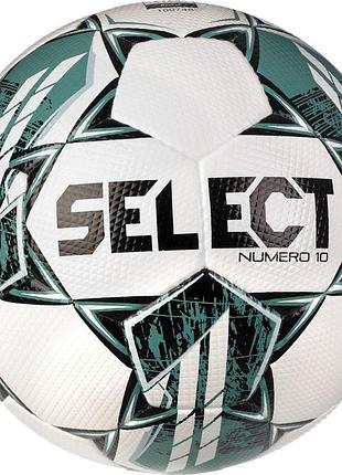 Мяч футбольный select numero 10 fifa pro v23 белый, зеленый размер 5