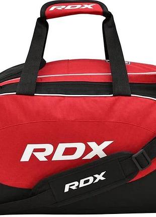 Сумка rdx gym kit bag rdx чорний, червоний 58,5 х 28 см (gkb-r1b)