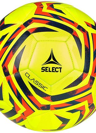 М'яч футбольний select fb classic v25 жовтий, червоний уні 4