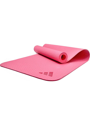 Килимок для йоги adidas yoga mat рожевий 183 х 61 х 0,6 см