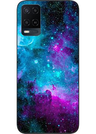 Чехол силиконовый для oppo a54 с картинкой космос