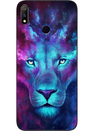 Силіконовий чохол для realme 3 pro з картинкою космолев