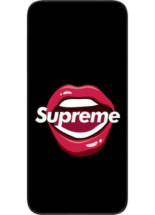 Силиконовый чехол для huawei p40 lite с картинкой губы supreme