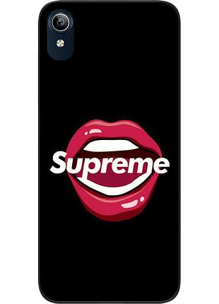 Силиконовый чехол для vivo y91c с картинкой губы supreme