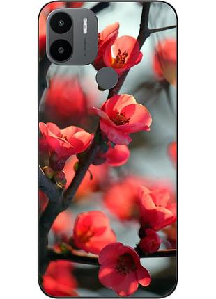 Чехол силиконовый для xiaomi redmi a1 plus с картинкой сакура
