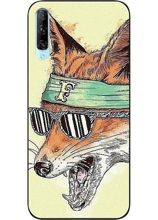 Оригінальний чохол для huawei p smart pro з картинкою лис