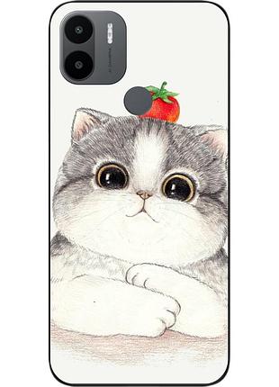 Силиконовый чехол для xiaomi redmi a1 plus с картинкой котенок