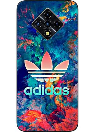 Силиконовый чехол для infinix zero 8 с картинкой adidas