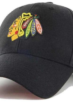 Кепка mvp 47 brand chiacgo blackhawks ballpark s черный уни one size