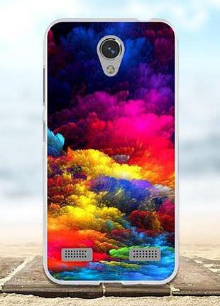 Силіконовий бампер чохол з принтом для zte blade a520 казкове небо