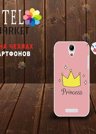 Оригинальный бампер с принтом для doogee y100x принцесса