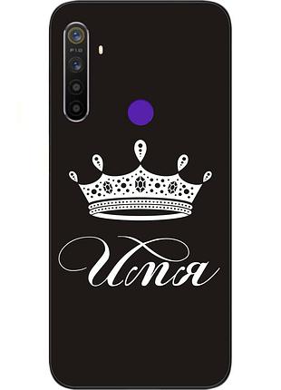 Іменний чохол для realme c3 бампер з ім'ям друк на чохлі