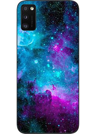 Чохол силіконовий для samsung a41 galaxy a415f з картинкою космос
