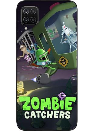 Силиконовый чехол с картинкой для samsung a12 galaxy a125f игра зомби кетчерс