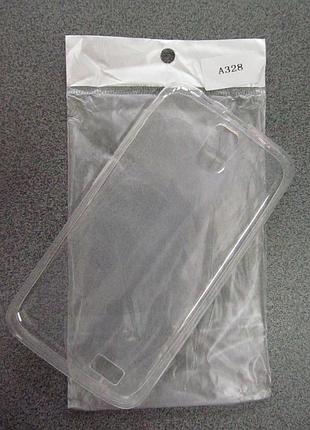 Ультратонкий силіконовий чохол для lenovo a328