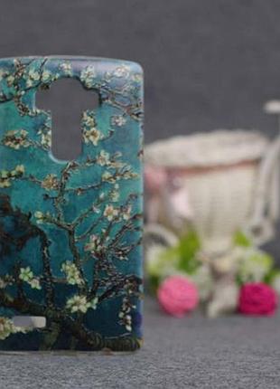 Чехол-накладка для lg g4 h818 с картинкой сакура