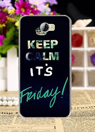 Оригинальный чехол для huawei y5 ii с рисунком keep calm