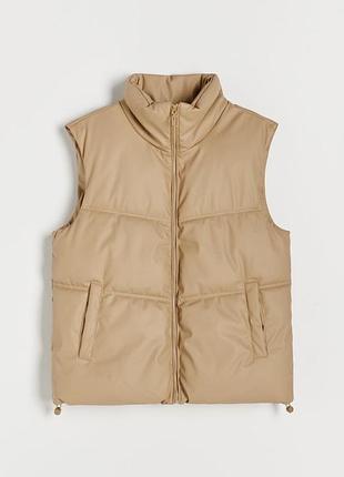 Классная теплая жилетка oversize 7
