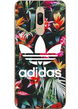 Силіконовий чохол бампер для meizu m6t з картинкою adidas