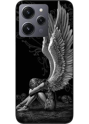 Оригинальный чехол для xiaomi redmi 12 с картинкой ангел